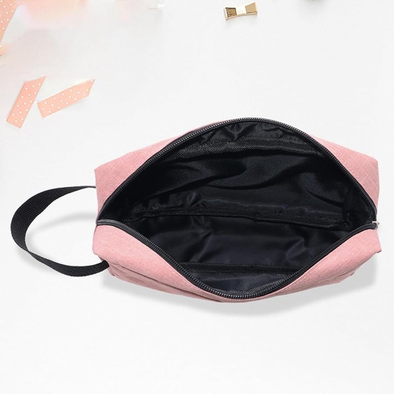Large Thickened Water Resistant Travel Toiletries Organizer Pouch For Cosmetics Camera Accessories Black - Image 2
